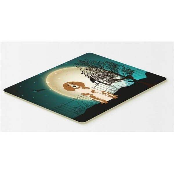 Carolines Treasures BB2262CMT Halloween Scary Brittany Spaniel Kitchen or Bath Mat 20 x 30
