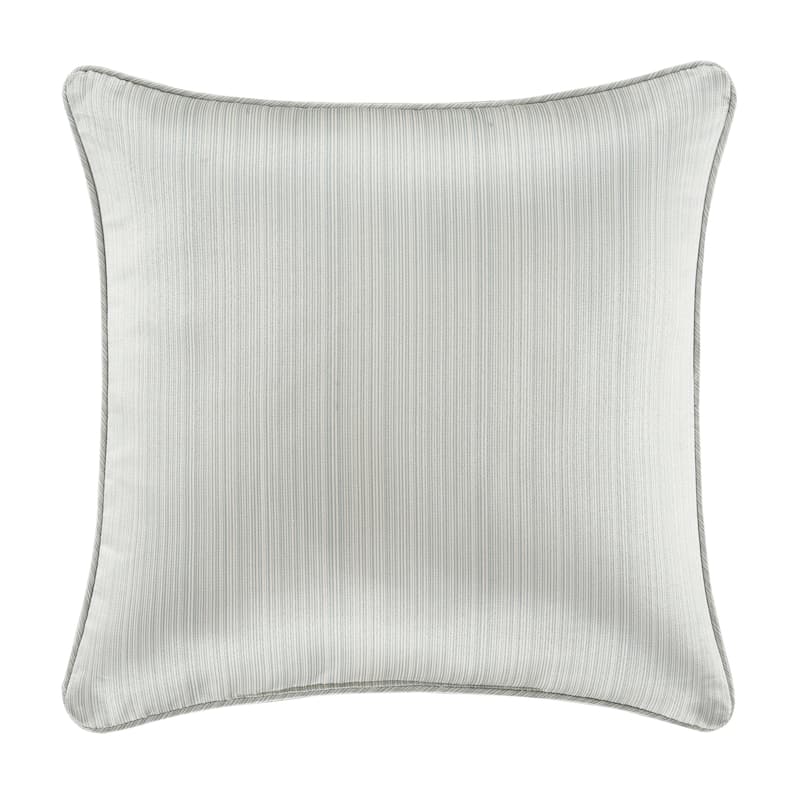 Five Queens Court Nouveau 18" Square Embellished Decorative Throw Pillow