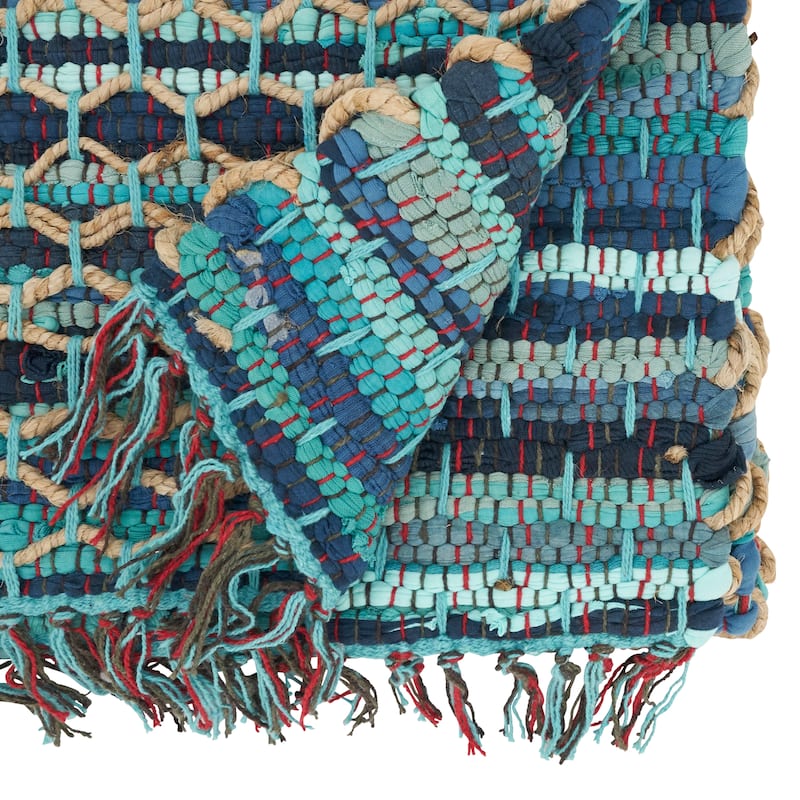 Handwoven Net Chindi Table Runner - 16"x72"