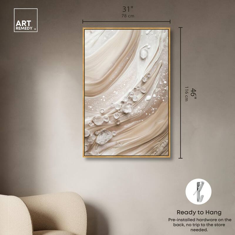 Viscous Veils II Canvas by Art Remedy
