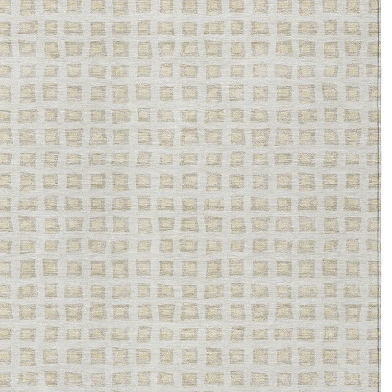 HomeRoots Geometric Transitional Rectangle Outdoor Rug