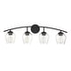 preview thumbnail 9 of 9, Meridian M80033 4 Light 33" Wide Bathroom Vanity Light with Clear