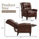 preview thumbnail 28 of 46, HOMYKA Upholstered Chaise Lounge with Nail Trim for Living Room