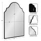 preview thumbnail 45 of 89, Kate and Laurel Leanna Framed Arch Wall Mirror