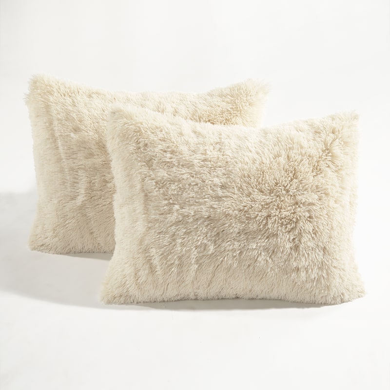 Lush Decor Emma Faux Fur Comforter Set