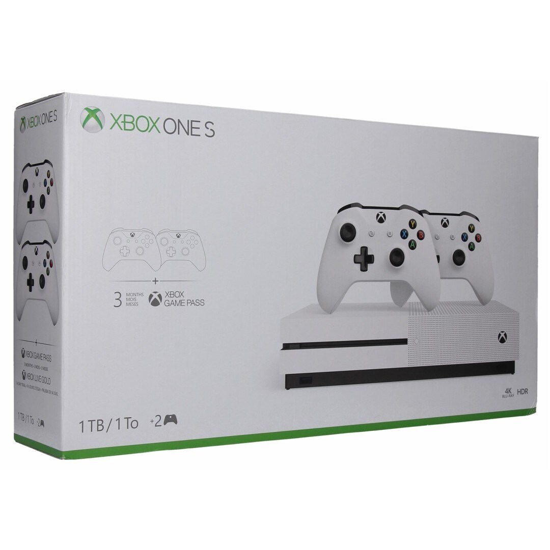 xbox one s 2 controllers