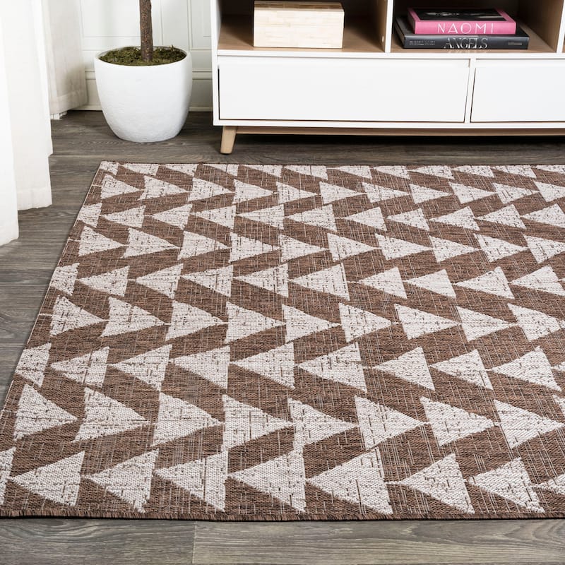 JONATHAN Y Marokko Modern Tribal Geometric Indoor/Outdoor Area Rug