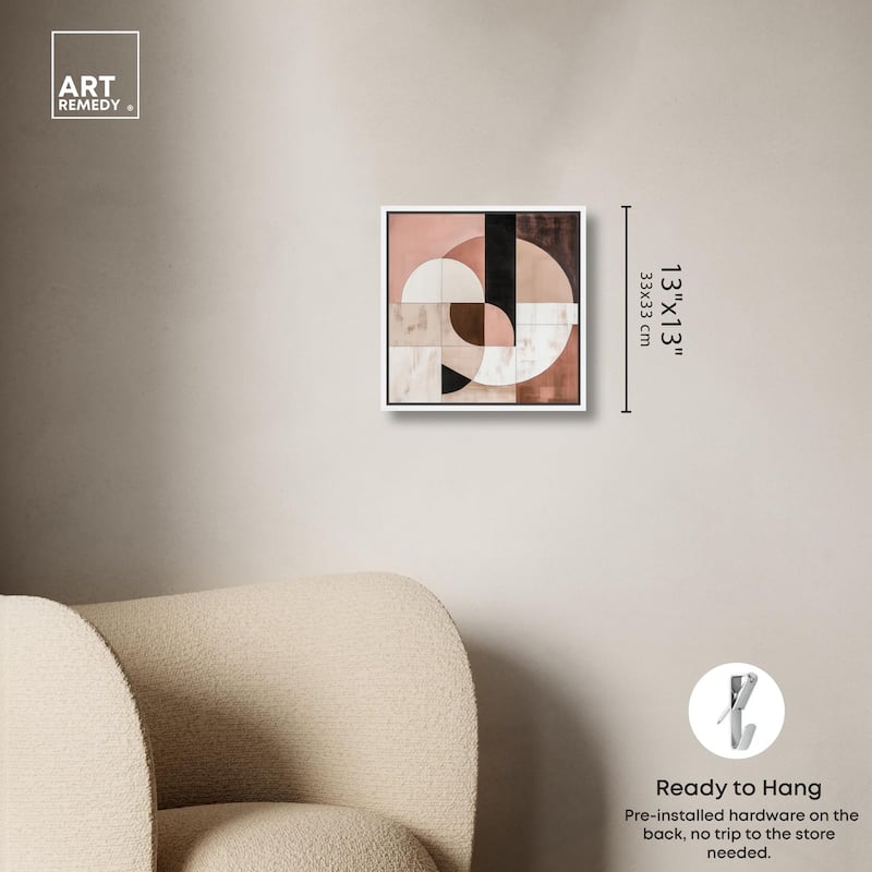 Modern Shapes I Canvas by Art Remedy