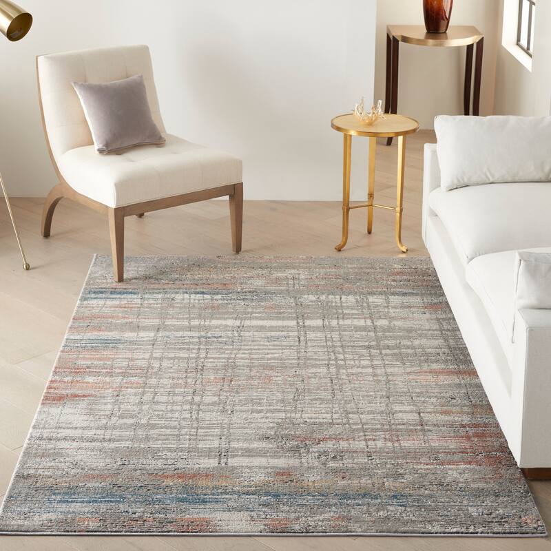 Nourison Rustic Textures Abstract Rustic Area Rug