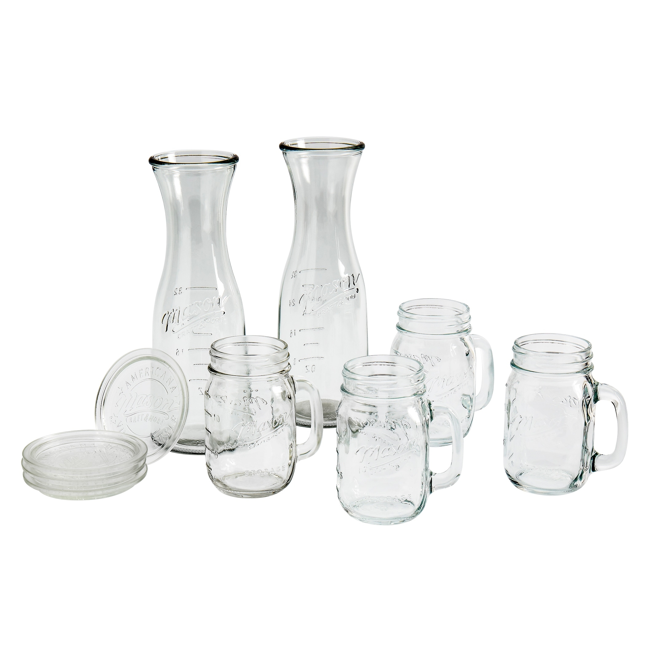 Mason Craft & More 10-piece Glass Drinkware Set
