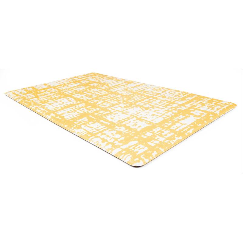 World Rug Gallery Contemporary Abstract Anti-Fatigue Standing Mat