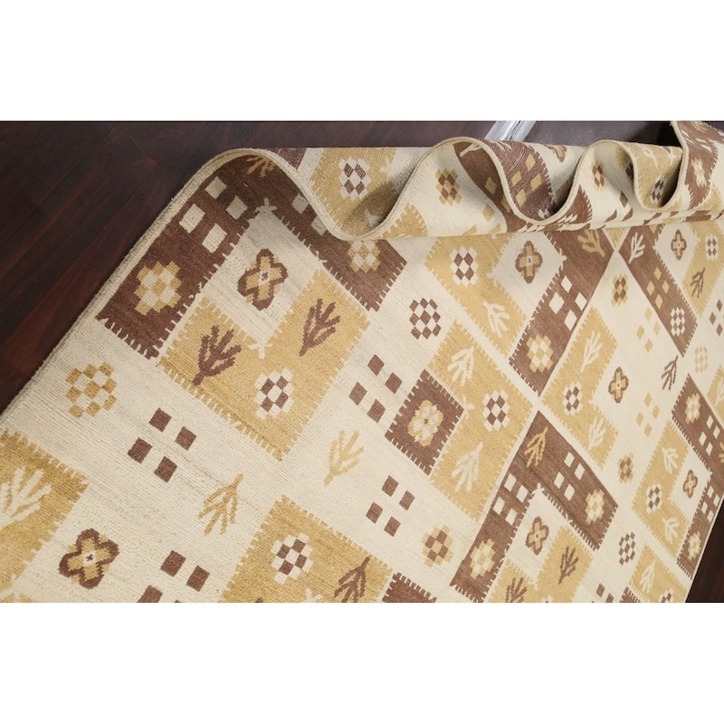 Tribal Geometric Gabbeh Kashkoli Oriental Area Rug Wool Hand-knotted - 6'4" x 9'7"