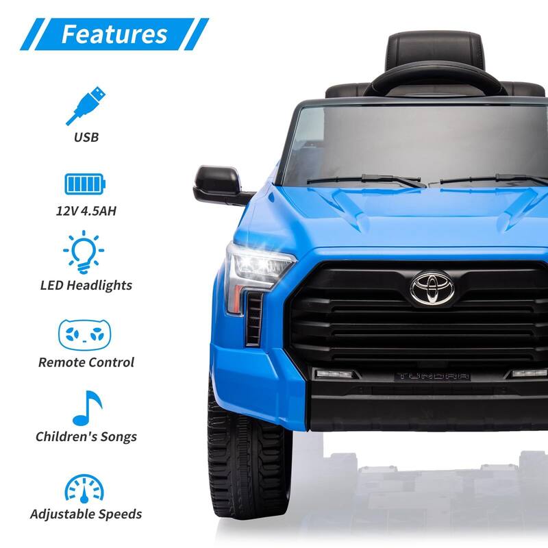 Kids Ride On Car,Toyota Licensed Kids Ride-On Truck 12V with Remote Control