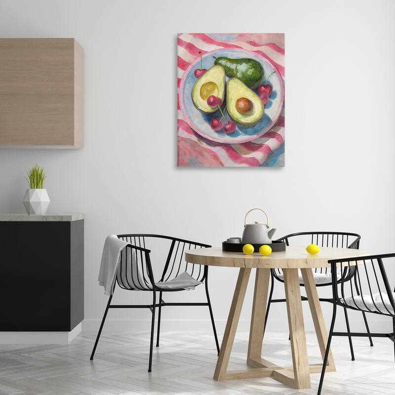 Stupell Avocado & Fruits Meal Canvas Wall Art Design By Lil' Rue