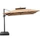 preview thumbnail 21 of 85, 11 x 11 FT Outdoor Square Patio Cantilever Offset Umbrella with Crank and 360 Degrees Rotation