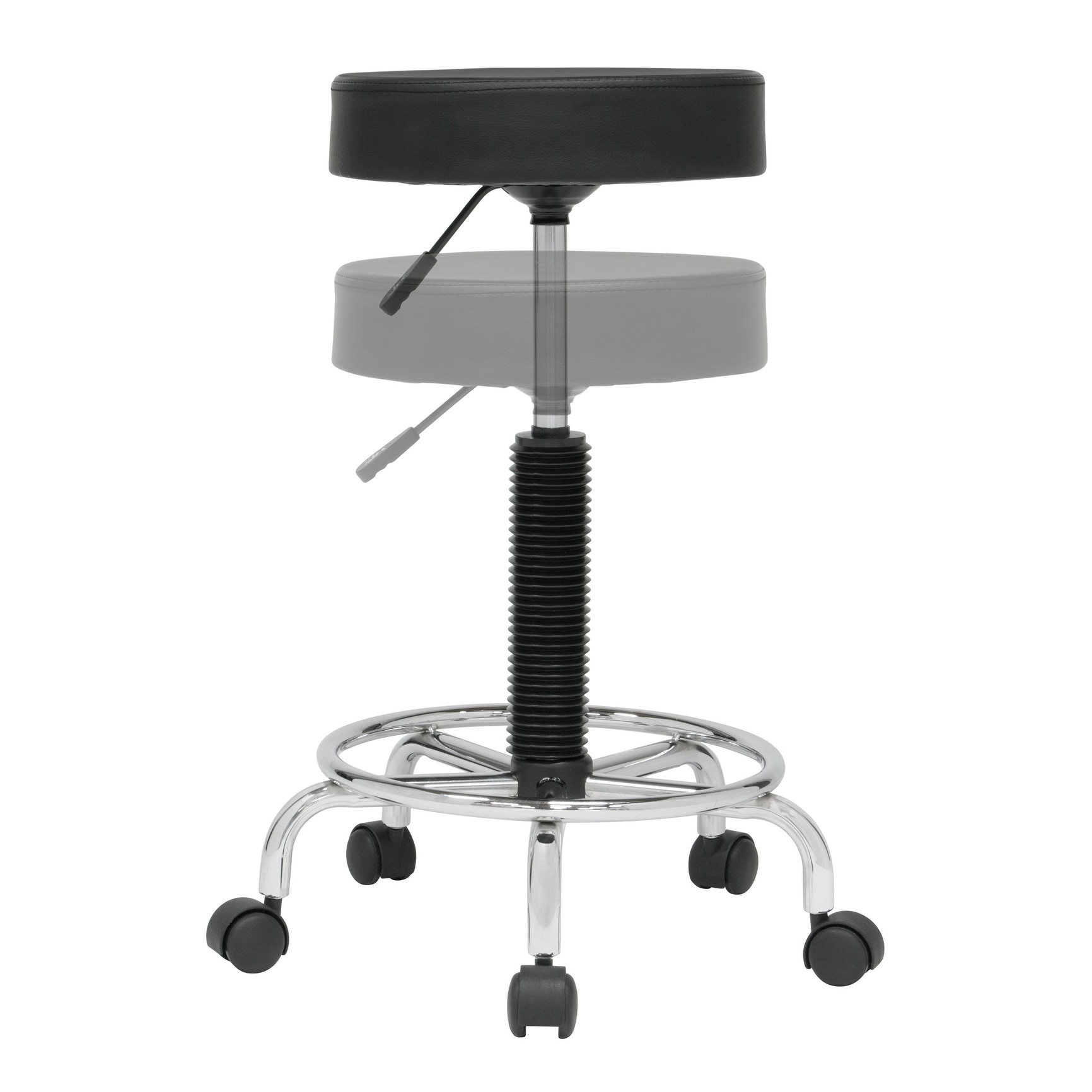 Padded rolling stool store