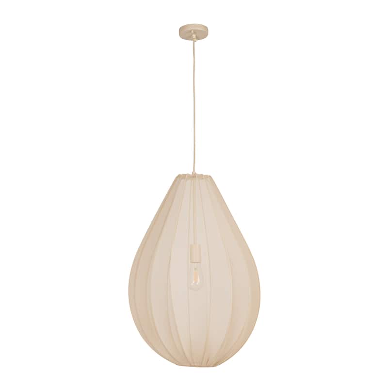 Hanging Cocoon Fabric Pendant Lamp