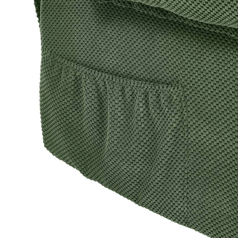 Recliner Chair, Overstuffed Armchair, Manual Recliner, Padded Footrest, Ergonomic Lounge Chair, Soft Fabric Recliner