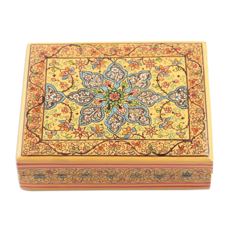 Novica Handmade Charming Persia Papier Mache Decorative Box
