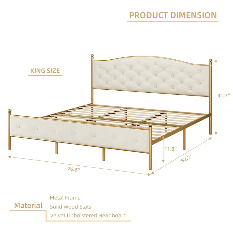 Upholstered Platform Bed