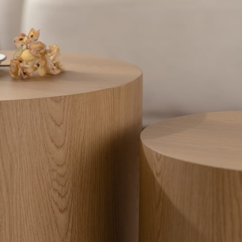 Nesting Coffee Table Set of 2 for Living Room