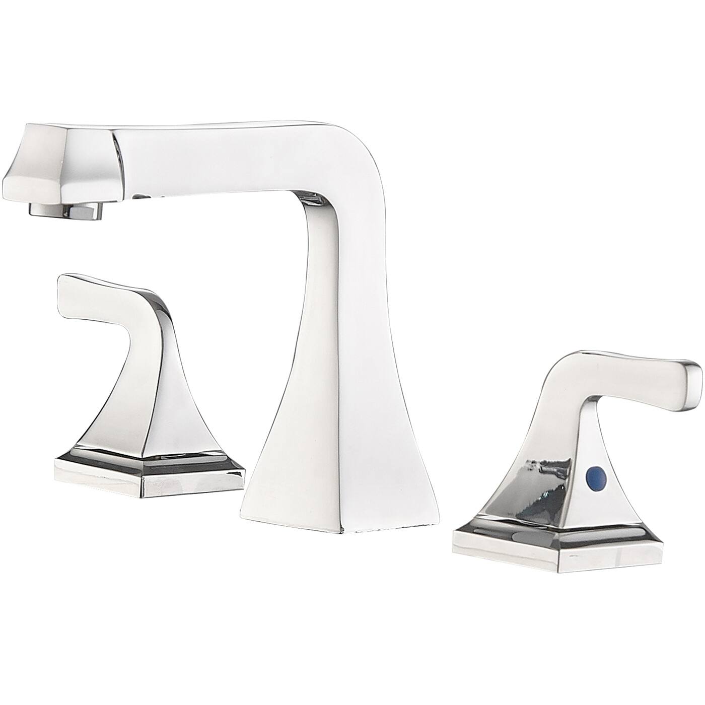 Widespread Chrome Bathroom Faucet,Two Handles Spout measures 4.88