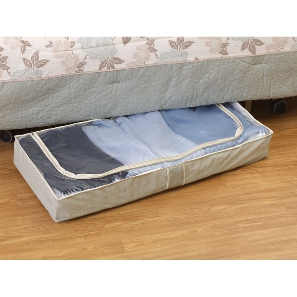 Household Essentials Under Bed Storage Chest - Beige