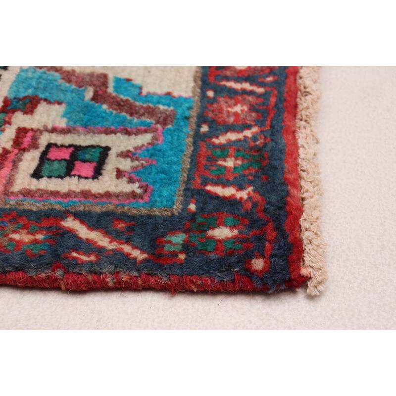 ECARPETGALLERY Hand-knotted Andelz Red Wool Rug - 3'2 x 10'2