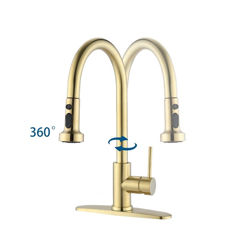 Stainless Steel Pull Down Kitchen Faucet