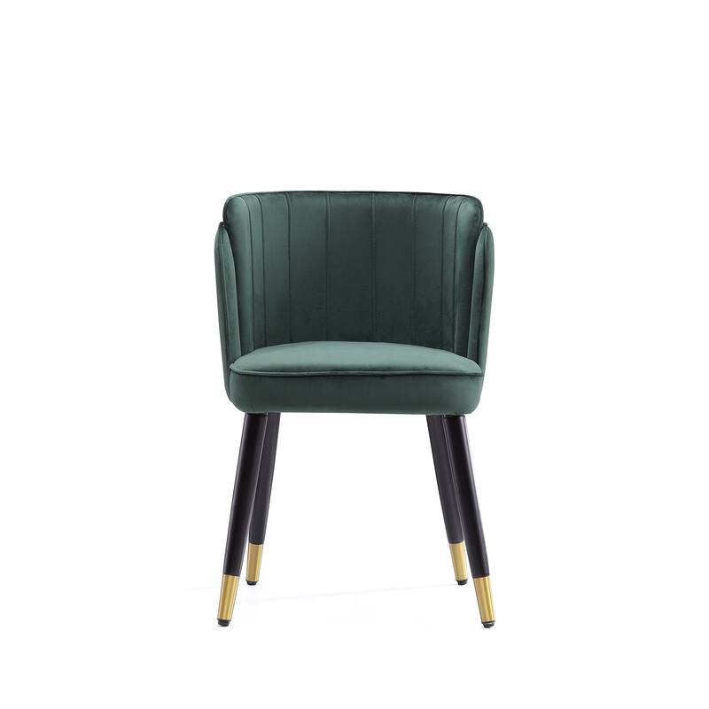 Ceets Zephyr Mid-century Modern Tufted Velvet Dining Chair - Green