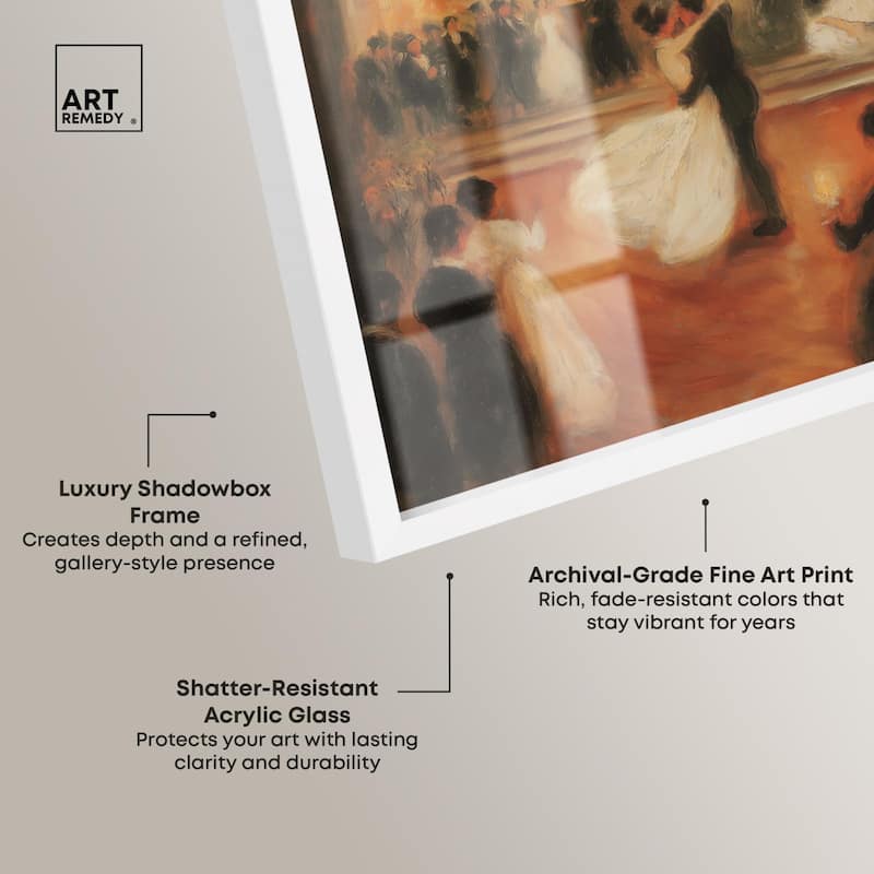 Ballroom Dance Shadowbox by Art Remedy