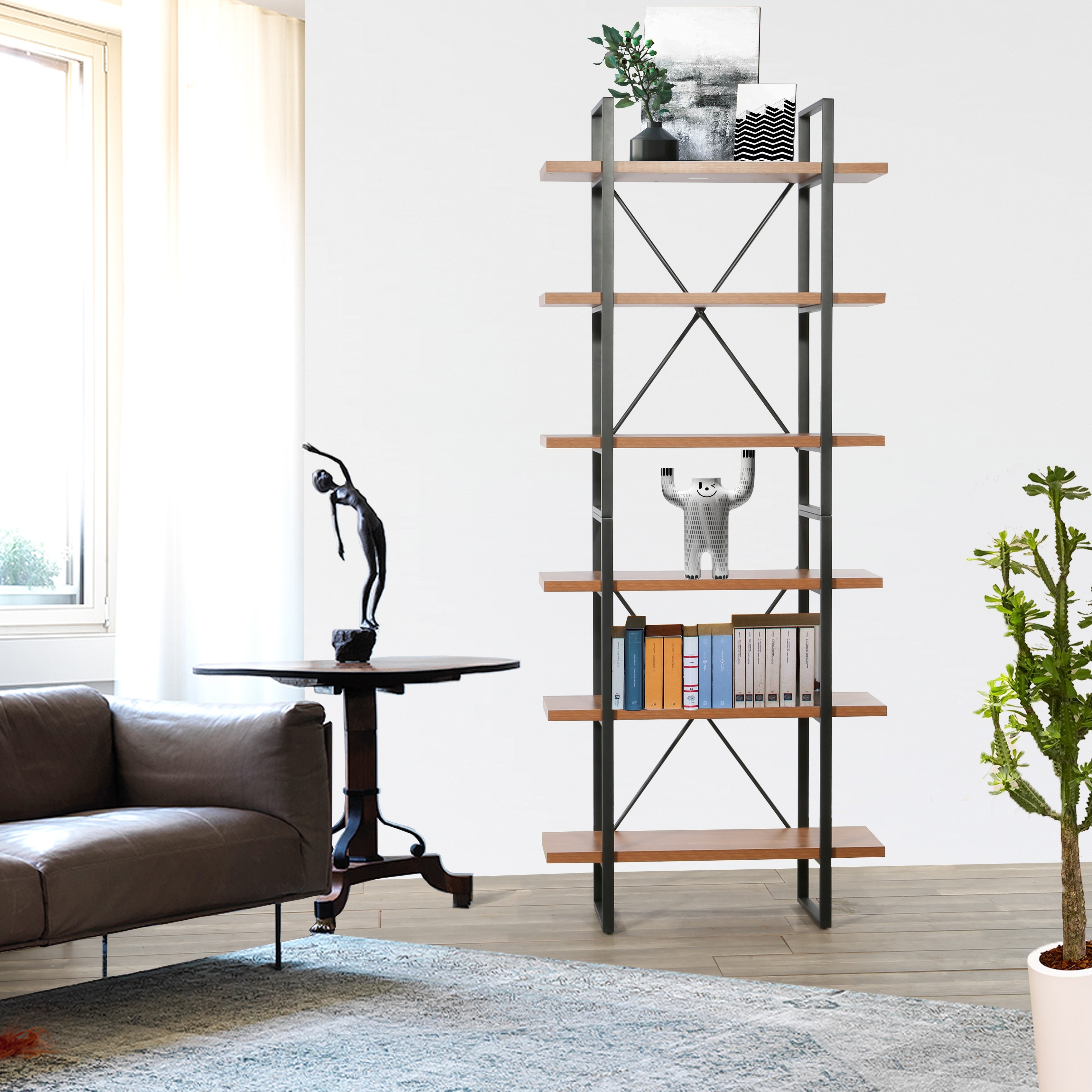 Brittany Adjustable JD Walnut Wood and Metal Display and Brittany Adjustable JD Walnut Wood and Metal Display and