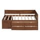 preview thumbnail 26 of 28, Twin Size Daybed with Drawers and Shelves