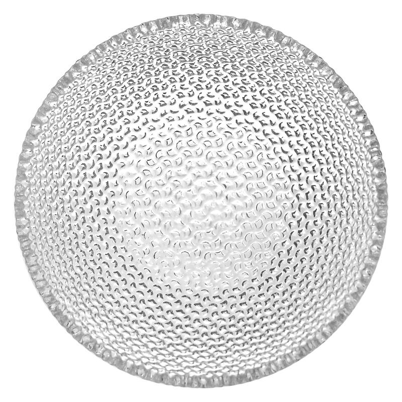 Glass Bowls with Pebble Pattern Perfect for Casual Meals or Festive Gatherings