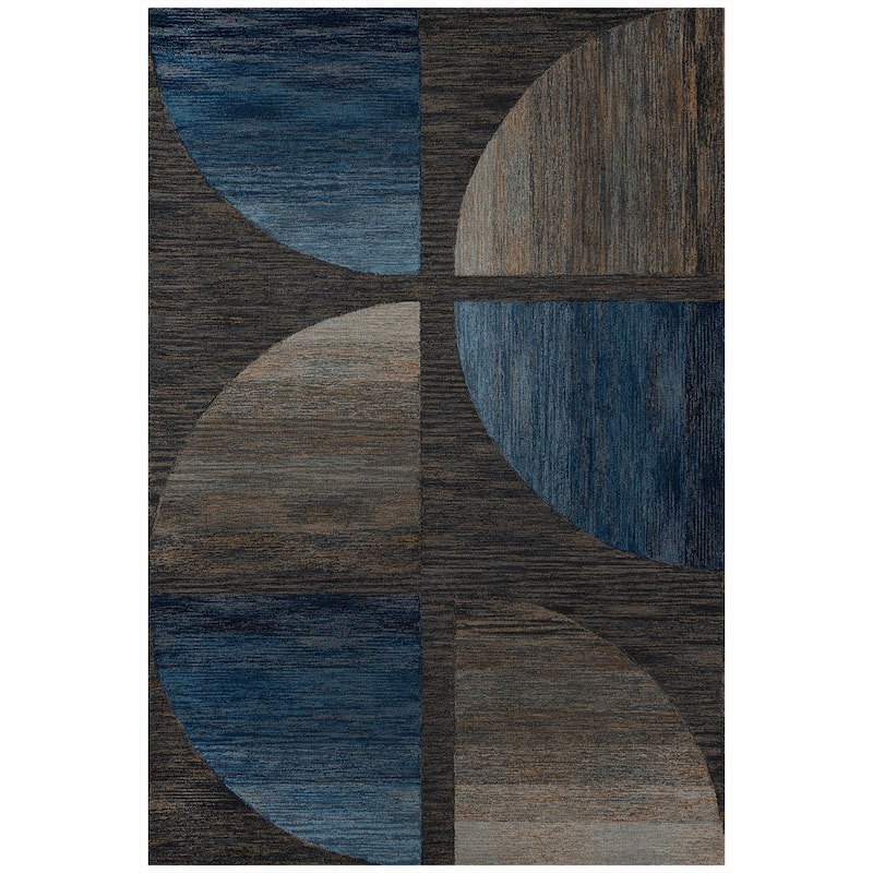 Liora Manne Chalet Geo Indoor Area Rug - 8'3" x 11'6" - Denim