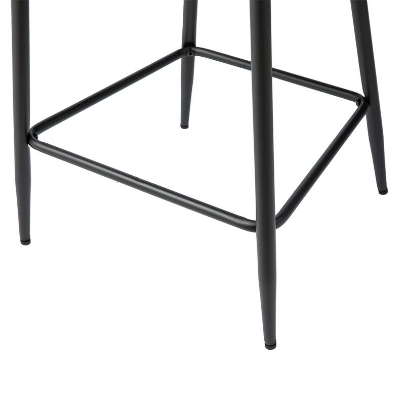 Glitzhome Set of 2 41"H Modern Tapered Leg Counter or High Bar Stools