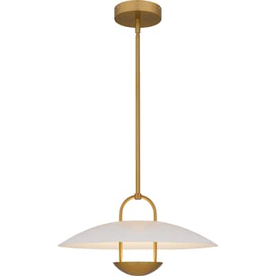 Bingham Integrated LED Brushed Gold Pendant