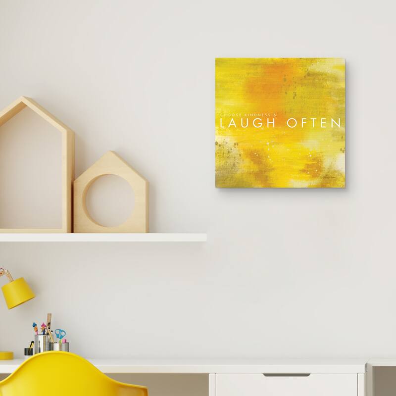 Laugh Often by Mercedes Lopez Charro Canvas Art Print