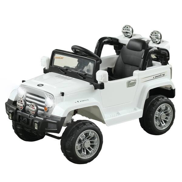 slide 2 of 5, Kids 12V Electric Car with Working Horn, LED Lights and MP3 Connection