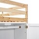 preview thumbnail 11 of 17, Wood Twin Size Loft Bed with Storage Wardrobe and 2 Windows, White