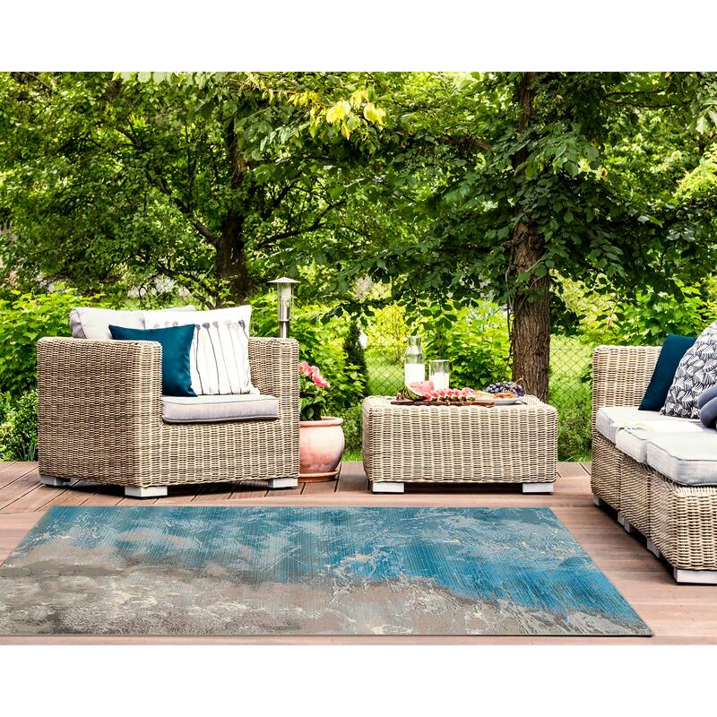 Liora Manne Marina Surf Indoor/Outdoor Rug