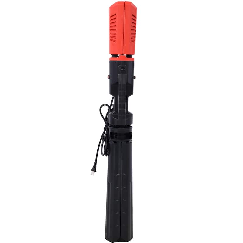 10000 Lumen 100 Watt Dual-Head LED Work Light - Black+Red