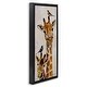 preview thumbnail 3 of 26, Stupell Giraffe & Perched Birds Framed Floater Canvas Wall Art Design by Karen Weber Fine Art