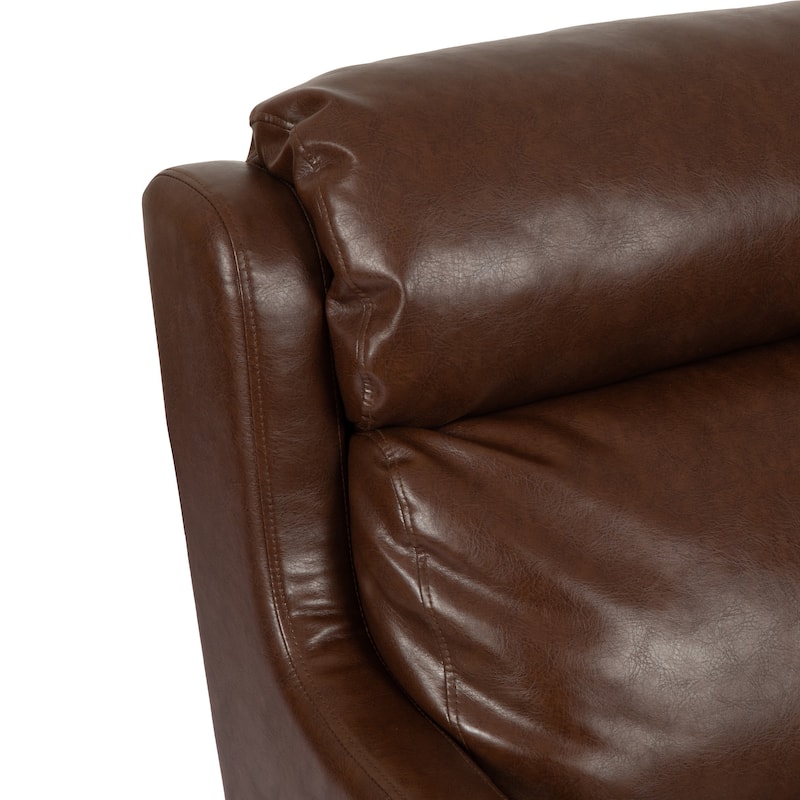 Bucklin Contemporary Pillow Tufted Club Chair by Christopher Knight Home