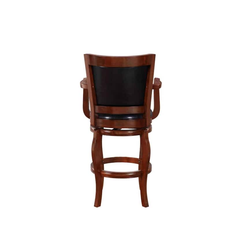 Boraam Jones Wood Swivel Bar Stool