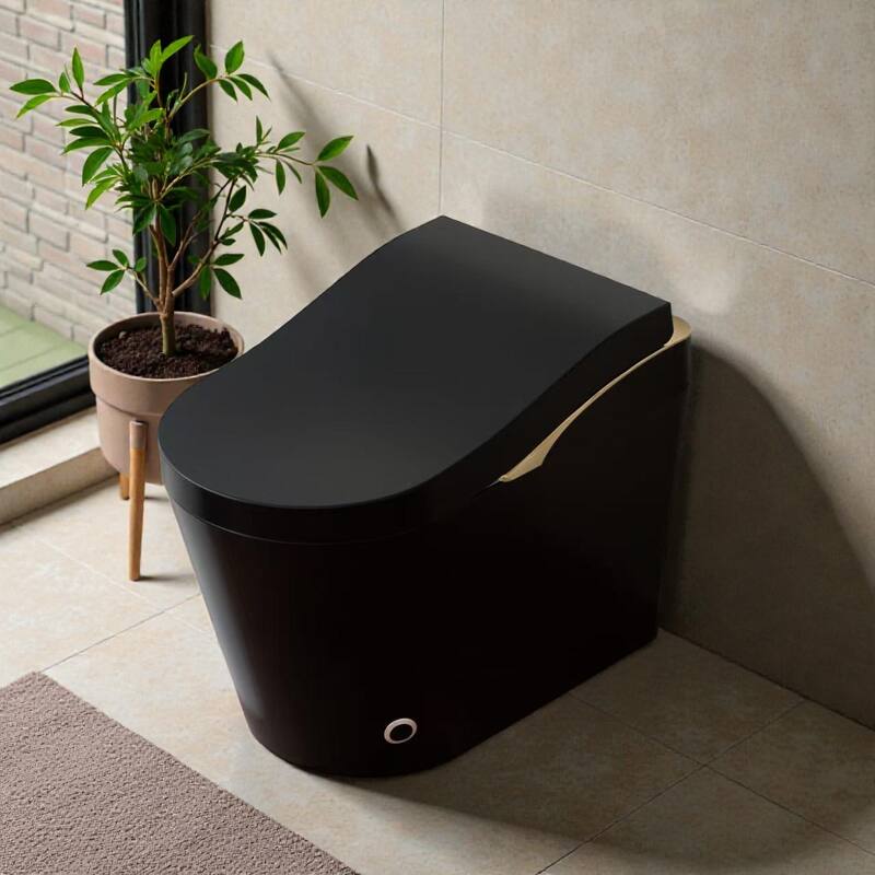 Modern Smart Toilet with Bidet. Auto Open Close. Auto Flush. Heated Seat. Warm Water. Dryer. Foam Shield