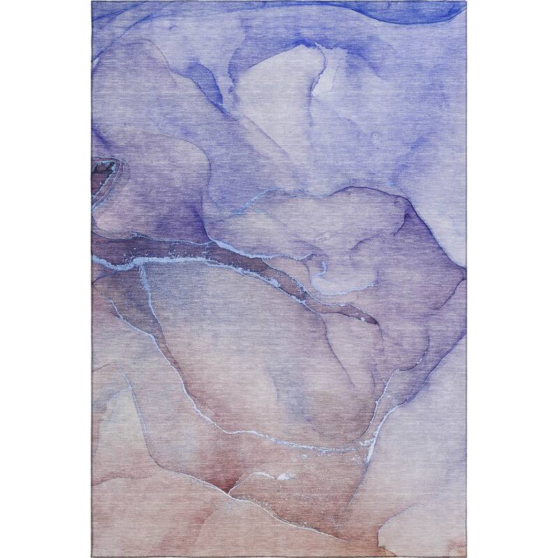 Premium Washable Super Soft Contemporary Abstract Mayfield Rug