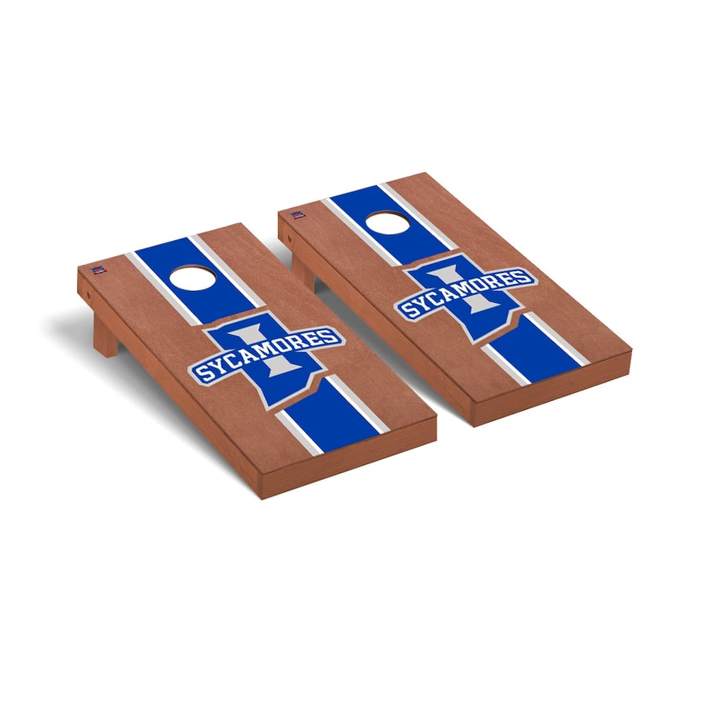 Indiana State ISU Sycamores Rosewood Cornhole Board Set