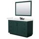 Option Green, Black Trim, White Quartz Top