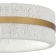 preview thumbnail 4 of 3, Maeve 2-Light Brushed Gold Flush Mount
